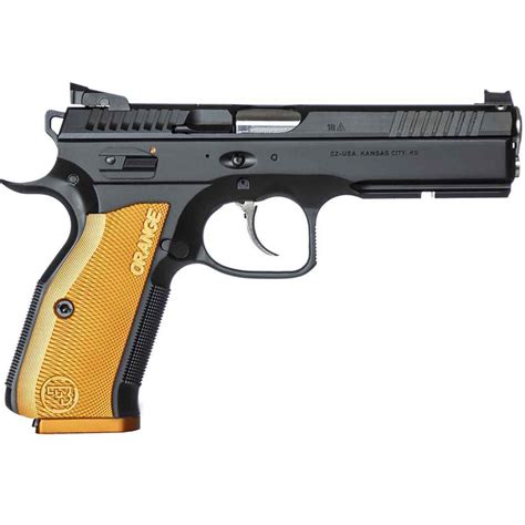 Cz 75 Shadow 2 Orange 9mm Luger 489in Black Pistol 171 Rounds