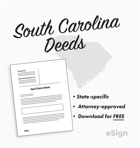 Free South Carolina Deed Forms