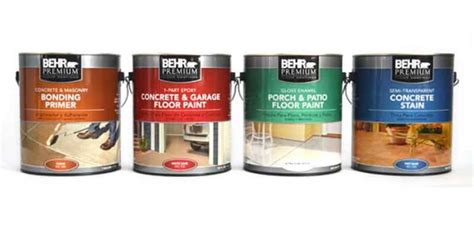 Behr Garage Floor Coating And Paint For Garage Repair