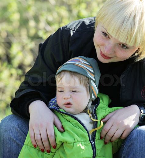 Mother And Son Stock Image Colourbox