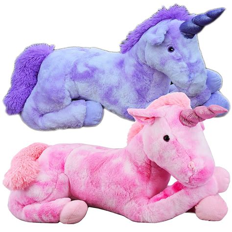 The Magic Toy Shop 32 Giant Large Plush Unicorn Stuffed Huge Soft