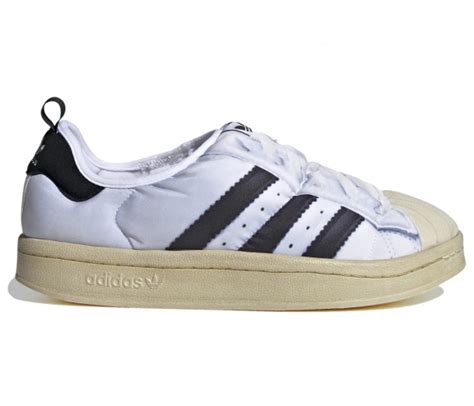 Adidas Puffylette Superstar White Black