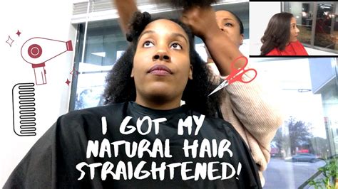 Straightening My Natural Hair For The First Time In 5 Years Vlog Pt 1