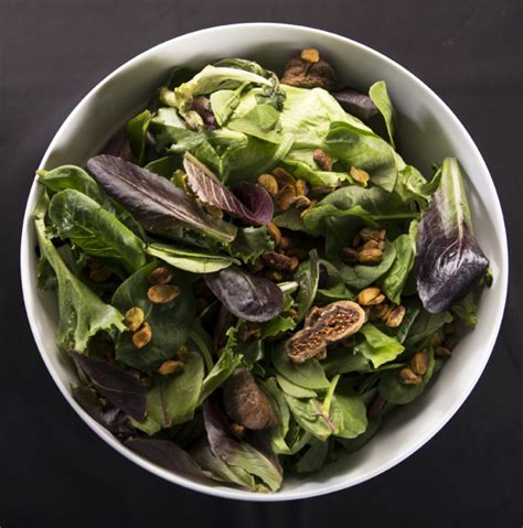 Mixed Green Salad With Figs Farm Flavor Recipe
