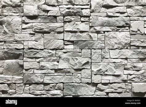 Stone Wall With A Grey Color Concept Interior Design Background And