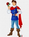 Disney Prince segurando ilustração rosa vermelha, Branca de Neve e a ...