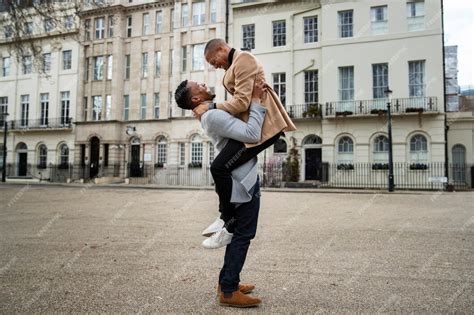 Free Photo Portrait Of Two Gay Black Men In Love