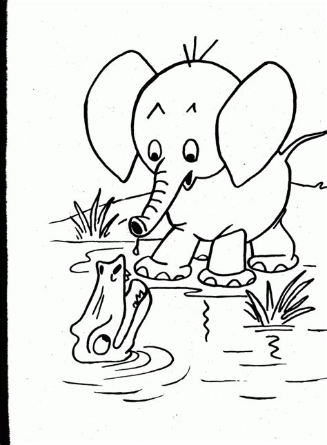 Wild Animals Coloring Pages Coloring Home