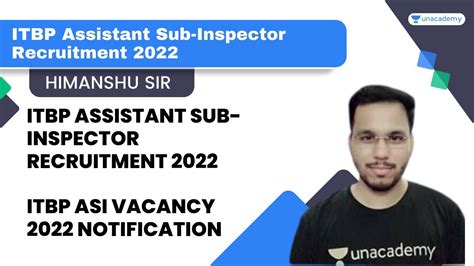 Itbp Assistant Sub Inspector Recruitment 2022 Itbp Asi Vacancy 2022