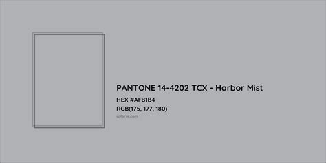 Pantone 14 4202 Tcx Harbor Mist Complementary Or Opposite Color Name