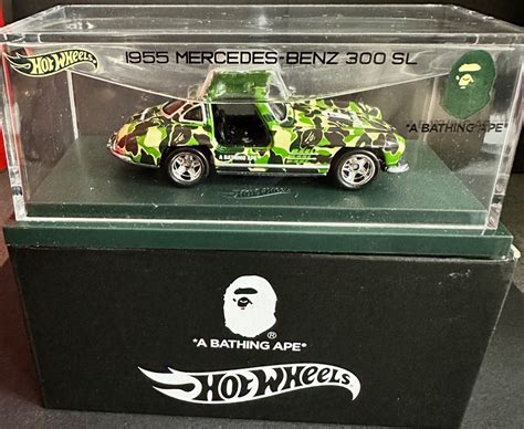 A Bathing Ape X Hotwheels 1955 Mercedes Benz 300SL Hobbies Toys