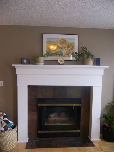 Here is a quick plan to build up this diy fireplace mantel to add additional style in your master bedroom. 006.JPG | Diy fireplace mantle, Diy fireplace, Fireplace ...