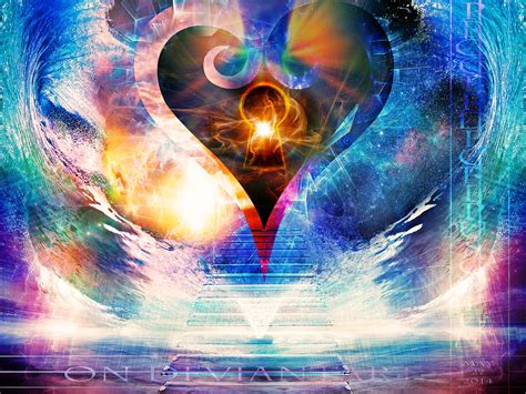 Wallpaper Digital Art Abstract Heart Nebula Circle Universe Art