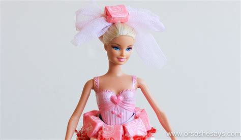Candy Barbie Doll Dress Cool T Or Party Craft Diy Candy Candy