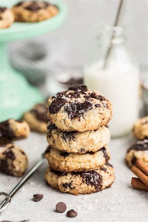 Regular sugar is substituted with erythritol, which is a keto friendly sweetener. Low Carb Chocolate Chip Cookies - Soft & Chewy | Keto Paleo Sugar Free