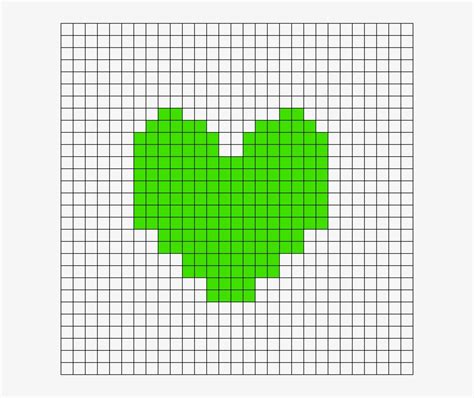 Undertale Green Soul Fairly Oddparents Pixel Art Transparent Png