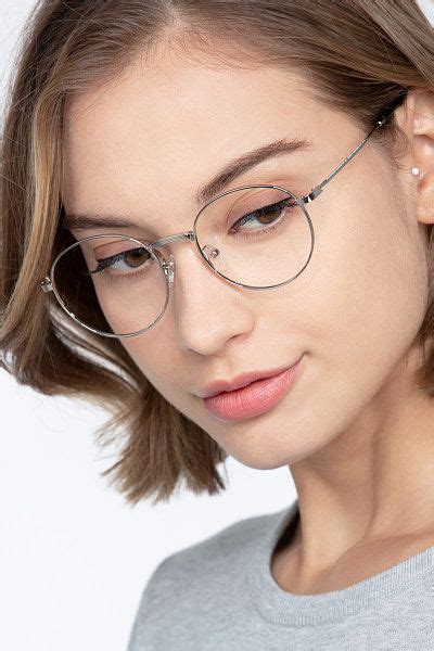 Bistro Round Silver Full Rim Eyeglasses Eyebuydirect Eyeglasses