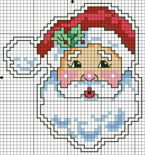 Papa Noel Santa Cross Stitch Cross Stitch Patterns Christmas