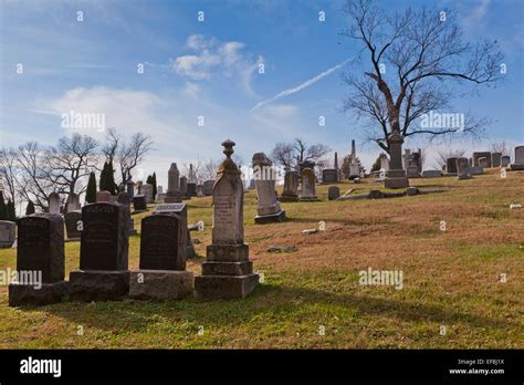 Congressional Cemetery Washington Dc Usa Stock Photo Alamy