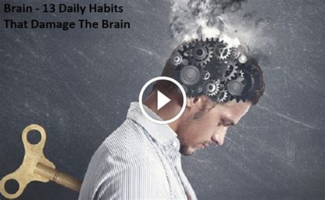 Brain 13 Daily Habits That Damage The Brain Exampleng Trending