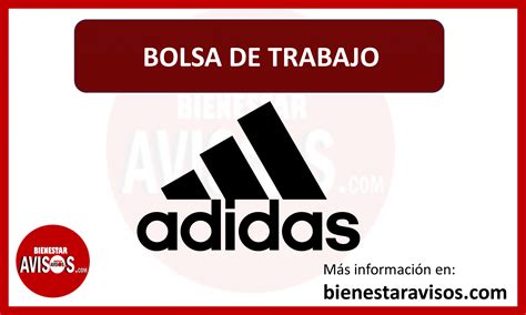 Bolsa De Trabajo Adidas Noviembre 2024 Avisos Bienestar 2024 2025