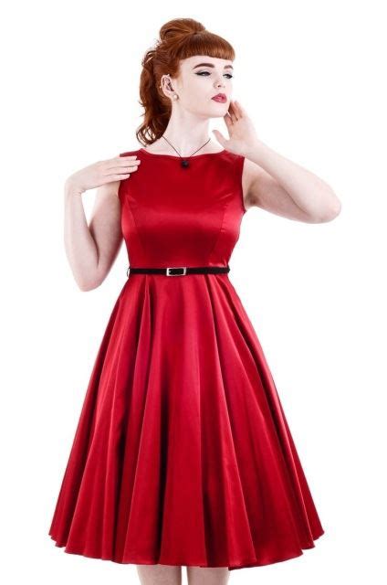 Hepburn Satin 50s Dress ⋆ Kayes Aces