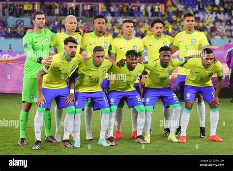 Brazil Team Photo During The Fifa World Cup Qatar Photo By Peter