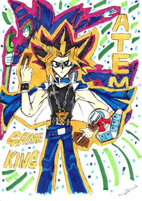 Atem Game King By Zombiecarrier On Deviantart
