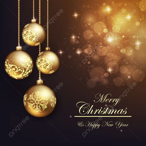Merry Christmas And Happy New Year Simple Modern Background Vector