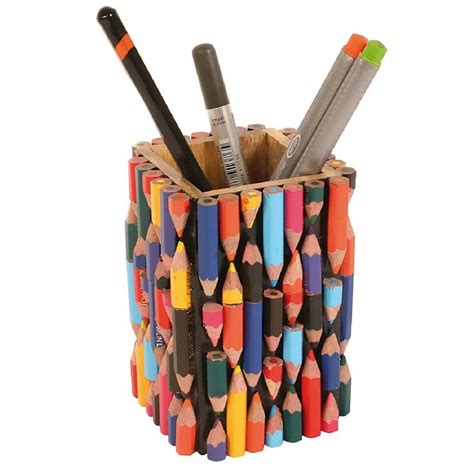 Recycled Crayons Pencil Pot Crayon Crafts Pencil Crafts Craft From