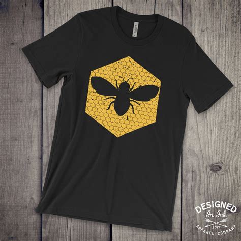 Honey Bee Grapic Bee Shirt Bees Tee Save The Bees Etsy