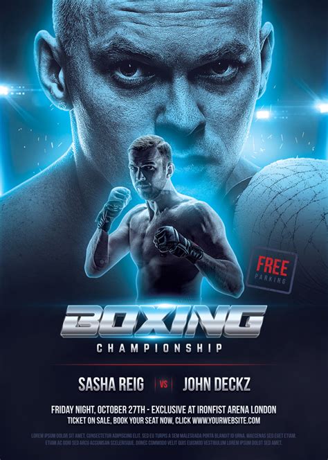 Boxing Flyer On Behance