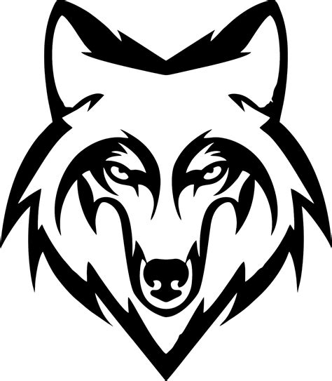 Free Black And White Drawings Of Wolves Download Free Black And White
