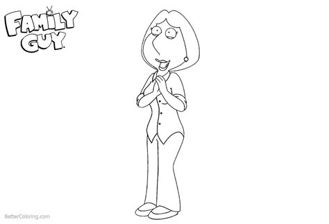 Meg from family guy coloring page to color, print and download for free along with bunch of favorite family guy coloring page for kids. Family Guy Coloring Lois Pages - Free Printable Coloring Pages