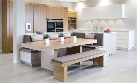 30 Island With Bench Seating Decoomo