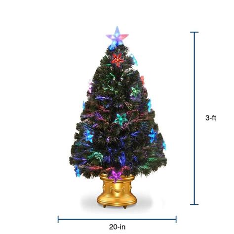 National Tree Company 3 Ft Pre Lit Potted Traditional Artificial