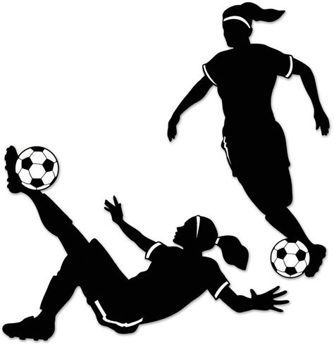 Library Of Soccer Silhouette Clip Art Free Library Png
