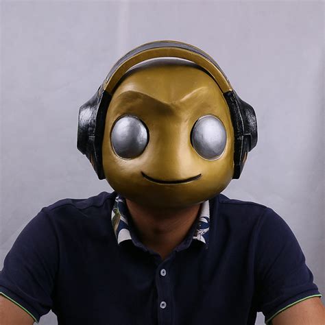 Hot Game Ow Mask Cosplay Lucio Masks Latex Skin Full Head Mask Helmet
