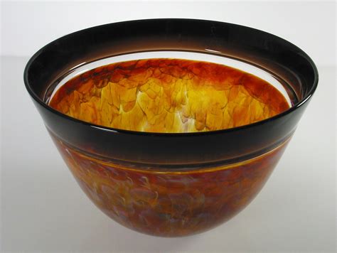 Topaz Bowl By David Leppla Art Glass Bowl Artful Home