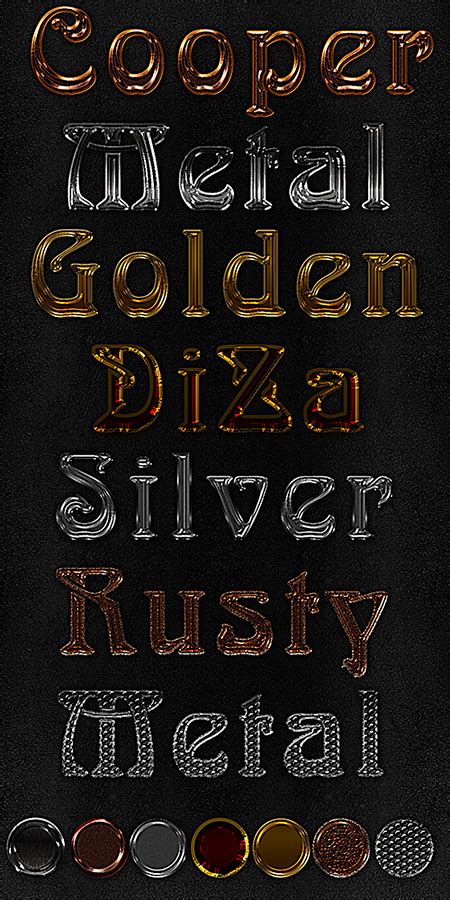 Photoshop Metal Styles By Diza 74 On Deviantart