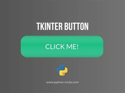 Button In Tkinter Tkinter Tutorials Python Tricks EroFound