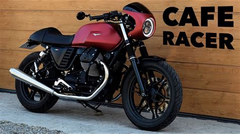 Moto Guzzi V Cafe Racer Exhaust Sound Youtube