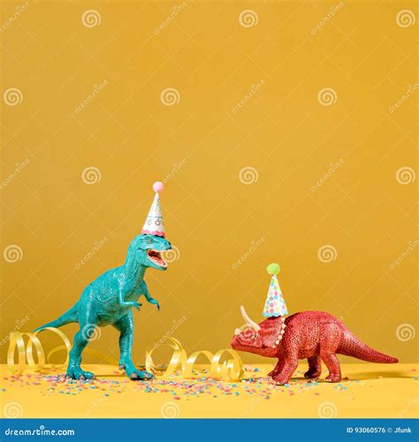Dinosaur Party Stock Photo Image Of Party Cute Silly 93060576