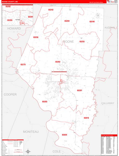 Digital Maps Of Boone County Missouri