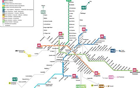 Fermate Metro A Roma Mappa Thaabia