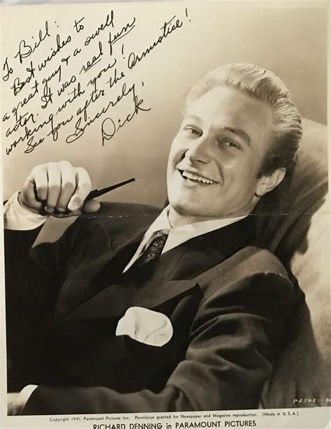 Richard Denning - Movies & Autographed Portraits Through The DecadesMovies & Autographed 