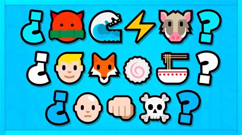 Guess the anime by emoji. GUESS the ANIME with EMOJIS / ANIME EMOJI QUIZ 💙 Otaku ...