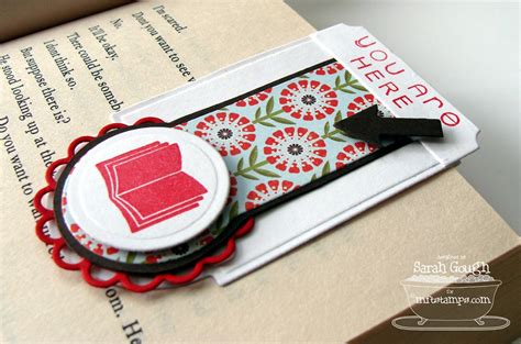 Thinking Stamps Magnetic Bookmark Tutorial
