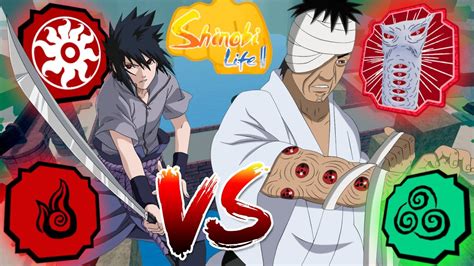 Sasuke Vs Danzo Version Shinobi Life 2 Cap 11 Roblox Shindo Life