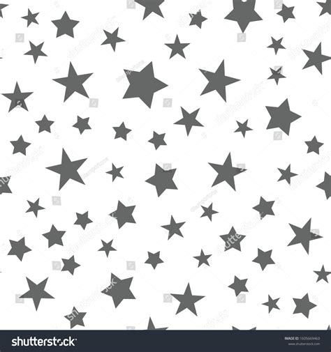 Stars Seamless Pattern Star Texture Background Stock Vector Royalty